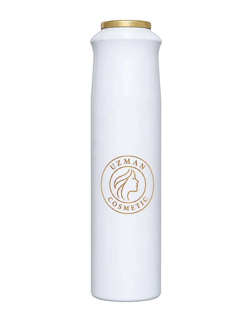 New Smart — Image conceptuelle : ensemble private label sans marque, noir et or, avec déodorant, parfum, brume corporelle et diffuseur d'ambiance